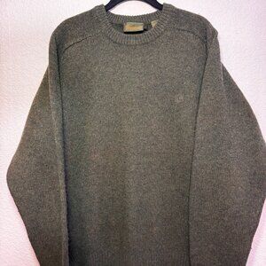 Timberland Olive Green Lambswool Sweater